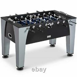 Barrington 54 Arcade Foosball Soccer Table, Accessories Included, Black/Gray