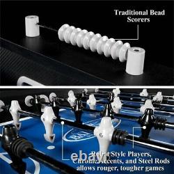 Barrington 54 Arcade Foosball Soccer Table, Accessories Included, Black/Gray