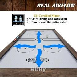 Barrington 72 Inch Air Powered Hockey with Table Tennis Top Game Pucks Pushers Set