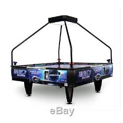 Barron Games Galaxy Collision Quad Air Hockey Table with LED Topper 4 Player