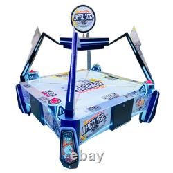Barron Games Open Ice 4 Player Air Hockey Table