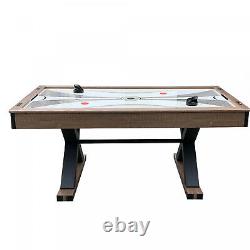 Beautiful Rustic 6' Air Hockey Table Table Tennis Top Mancave Room Fun Indoor US