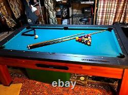 Berner Billiards 3 in 1 Convertible Pool/Air Hockey/Ping Pong Game Table