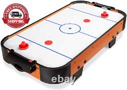 Best Choice Products 40In Portable Tabletop Air Hockey Arcade Table for Game Roo