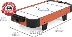 Best Choice Products 40In Portable Tabletop Air Hockey Arcade Table for Game Roo