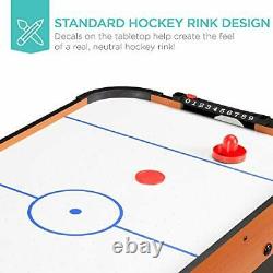 Best Choice Products 40in Portable Tabletop Air Hockey Arcade Table for Game