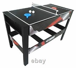 Billar mesa multijuego giratoria discos Aire Hockey billar tenis de mesa pin pon