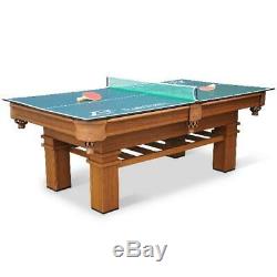 Billiard Pool Table Set 87 EastPoint w Ping Pong Table Tennis Top Indoor Game