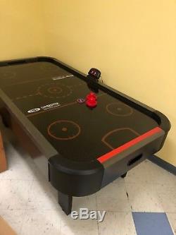 Black and Gray Game Power Sports Air Hockey Table, 6'9 x 3'5 x 2'6