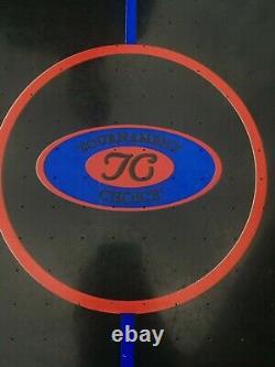 Black and Silver Tournament Choice Air Hockey Table Great Condition
