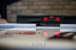 Blazer 7' Air Hockey Table with Heavy-Duty Blower Electronic Scoring Leg Leveler