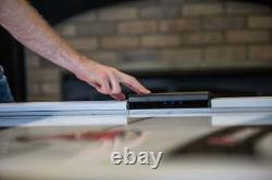 Blazer 7' Air Hockey Table with Heavy-Duty Blower Electronic Scoring Leg Leveler