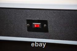 Blazer 7' Air Hockey Table with Heavy-Duty Blower Electronic Scoring Leg Leveler