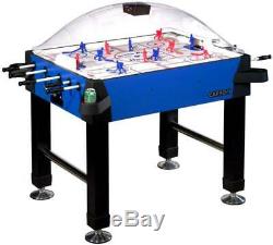 Blue Bubble Hockey Game Table w Cupholders ID 55