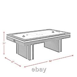 Bowery Hill Air Hockey Table in Black