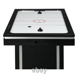 Bowery Hill Air Hockey Table in Black