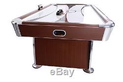 Brentwood 7.5' Ft LED Electronic Scoring Air Hockey Table