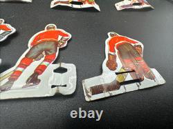 COLECO EAGLE TABLE HOCKEY GAME SET NHL 36 TIN METAL HOCKEY PLAYERS with CASE