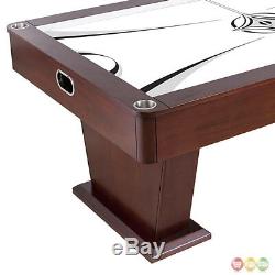 Carmelli Monarch 7.5-ft Wood Air Hockey Table Electronic Game Controller Brown
