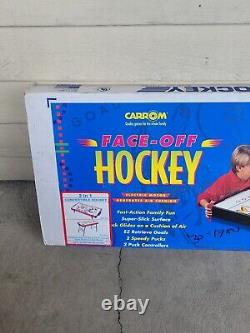 Carrom Face-off Hockey Electric Air Hockey Table Vintage New