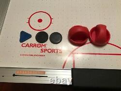 Carrom Sports Air Hockey Table 7 Foot Table Good Condition Works Well Great Gift