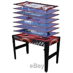 Combo 48game table Includes Billiards Hockey Table Tennis Basketball 14in1