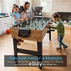 Combo Game Room Table Set Air Hockey Foosball Ping Pong Pool Shuffleboard