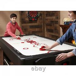 Combo Game Table Billiards + Air Hockey + Table Tennis Accessories Included