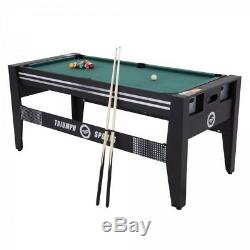 Combo Game Table Billiards Table Tennis Air Hockey Football + Accessories