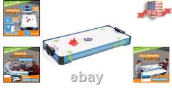 Compact 40-Inch Air Hockey Table with Electric Fan Exciting Game for All