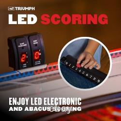 Compact Fire'n Ice 54 Air Hockey Table with LED Features for Family Fun