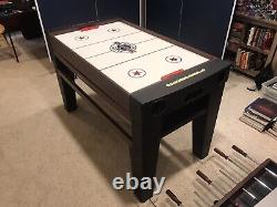 Compact Multi-game Table Foosball, Pool, Air Hockey, Mini-bowling, Shuffleboard