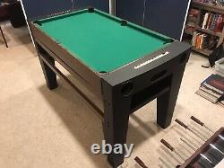 Compact Multi-game Table Foosball, Pool, Air Hockey, Mini-bowling, Shuffleboard