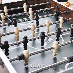 Competition Sized Foosball Table Soccer Game Room Arcade Hockey Air Foos Ball 54