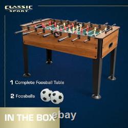 Competition Sized Foosball Table Soccer Game Room Arcade Hockey Air Indoor