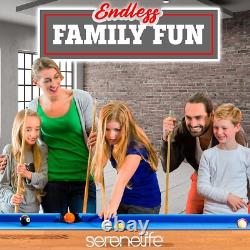 Complete 4 in 1 Sports Arcade Table Pool, Air Hockey, Table Tennis & More