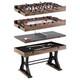 Coventry 54 In. 4-In-1 Combination Game Table with Air Hockey, Foosball, Billiar
