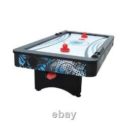 Crossfire 42 in. Tabletop Air Hockey Table with Mini Basketball Game