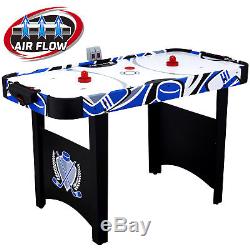 Deluxe LED Hockey Table 48 Inch Air Powered Electronic Indoor Game Room