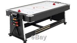 Deluxe Multi Games Table Pool, Air Hockey, Table Tennis