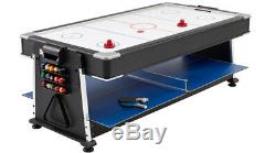 Deluxe Multi Games Table Pool, Air Hockey, Table Tennis