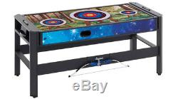 Deluxe Multi Games Table Pool, Air Hockey, Table Tennis, Archery, Basketball