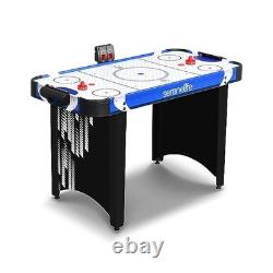 Durable Air Hockey Table with LED Score & Fast Puck Action, Fun for All