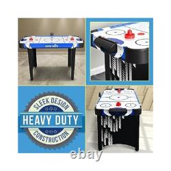 Durable Air Hockey Table with LED Score & Fast Puck Action, Fun for All
