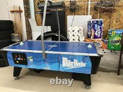 Dynamo Blue Streak Air Hockey Table 7ft with Overhead Scoring and Light Coin Op