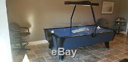 Dynamo Pro Style 8' Air Hockey Table / overhead score / light & shields used