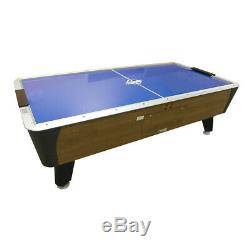 Dynamo Pro Style 8' Branded Oak Home Air Hockey Table