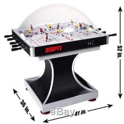 ESPN 2-Player Premium Dome Bubble Hockey Table with LED Scoring System (Open Box)