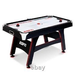 ESPN 5-Feet Air Hockey Table Powered LED Electronic Scorer Game Room Home Office