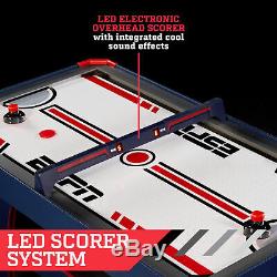 ESPN 60 Air Powered Hockey Table with Overhead Electronic Scorer, UL Certified